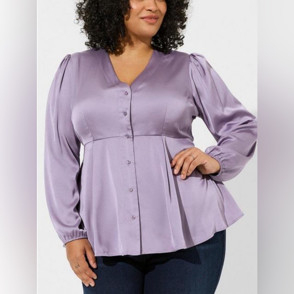 Brand new peplum blouse.